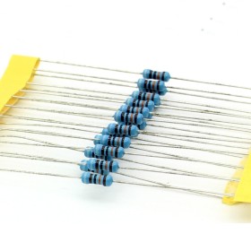 20x Résistances métal ¼W - 0.25w - 1% -  910kohm - 910k ohm
