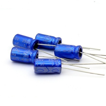 5x Condensateur JB Capacitors 1uF 250V 6x12mm - 152con335