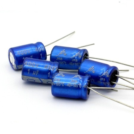 5x Condensateur JB Capacitors 1uF 400V 8x12mm - 152con336