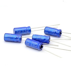 5x Condensateur electrolitique radial 2.2uF 100V 5x11mm 