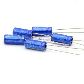 5x Condensateur electrolitique JB Capacitors radial 3.3uF 50V 5x11mm 