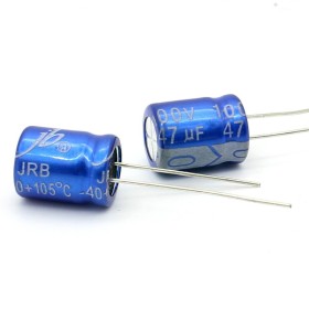 2x Condensateur Jb capacitors 47uF 100V 10x12.5mm -157con370