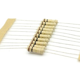 10x Résistance Film Carbone 1w - 1 ohm  - 1ohm  - 5% - Royal OHM