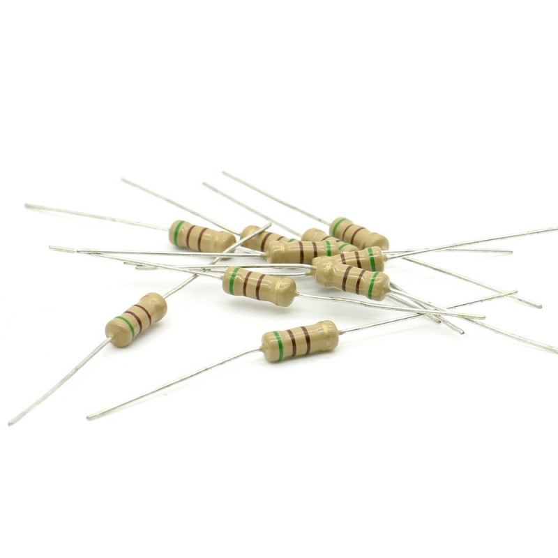 10x Résistance Film Carbone 1w - 510 ohm - 510ohm - 5% - Royal OHM