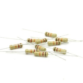 10x Résistance Carbone 1w - 12k ohm - 12kohm - 5% - Royal OHM - 168res355