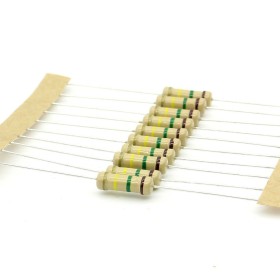 10x Résistance Film Carbone 1w - 150k ohm  - 150kohm  - 5% - Royal OHM