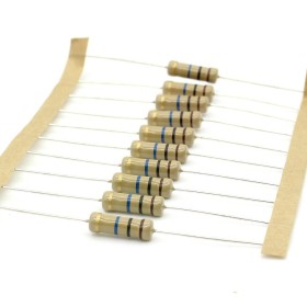 10x Résistance Film Carbone 1w - 10M ohm  - 10Mohm  - 5% - Royal OHM