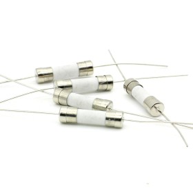 5x Fusibles ceramique 5x20mm T0.5A - 250v a souder 