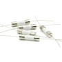 5x Fusibles ceramique t4A - 250v - 5x20mm a souder - Lent - 176fus181