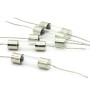 5x Fusibles verre  F0.5A - 250v - 5x20mm - Rapide - a souder 