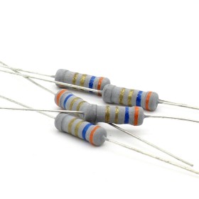 5x Résistance métal oxyde 1w - 3.6R - 3.6ohm - 5% 