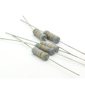 5x Résistance métal oxyde 1w - 3.6R - 3.6ohm - 5%