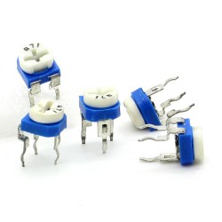 5x Trimmer 471 - 470 ohm - 0.1W Resistance Variable Rm-65 