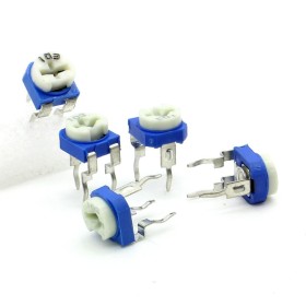 5x Trimmer 103 - 10K ohm - 0.1W Resistance Variable Rm-65 - 197pot047