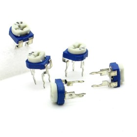 5x Trimmer 153 - 15K ohm - 0.1W Resistance Variable Rm-65 