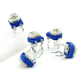 5x Trimmer 104 - 100K ohm - 0.1W Resistance Variable Rm-65