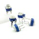 5x Trimmer 254 - 250K ohm - 0.1W Resistance Variable Rm-65