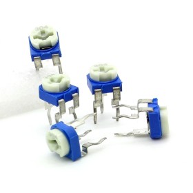 5x Trimmer 304 - 300K ohm - 0.1W Resistance Variable Rm-65 