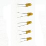 5x Condensateur Tantale AVX  0.1uF - 35v - 85con412