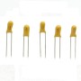 5x Condensateur Tantale AVX  0.1uF - 50v - 104 -  radial - 85con413