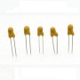 5x Condensateur Tantale AVX  0.68uF - 50v - 684 -  radial