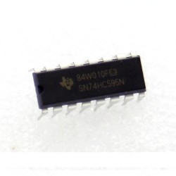 SN74HC595N - 8-bits Counter Shift Registers PDIP-16 206IC051