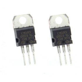 2x L7815CV - L7815  +15V  1.5A - Régulateur Tension - ST - T0-220 