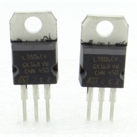 2x L7806CV - L7806 - 6V - 1.5A - Régulateur Tension - ST - 208IC016