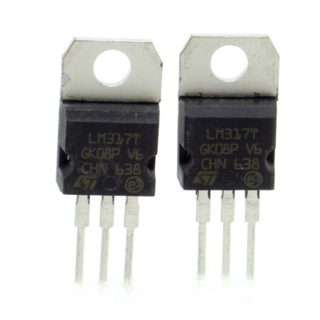 2x LM317T LM317 1.2V à 37V - 1.5A Regulateur tension - ST - 209IC022