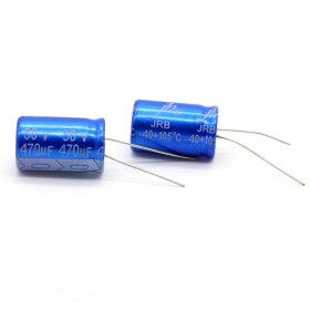 2x Condensateur  JB Capacitors 470uF 50V 13x21mm - 204con440