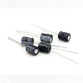 5x Condensateur  100uF 25V 6x8mm - 203con442