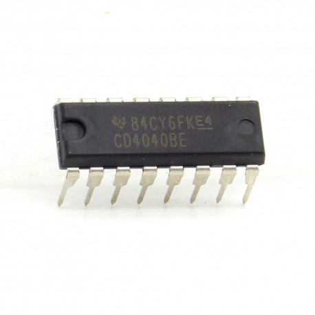 Circuit intégré CD4040BE Counter Shift Registers DIP16