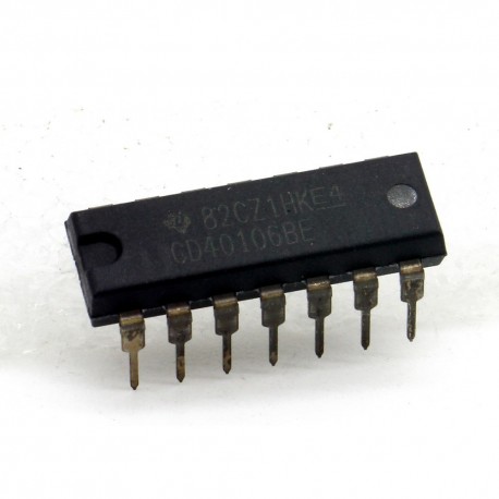 Circuit intégré CD4010BE Hex Schmitt Triggers dip-14 Texas