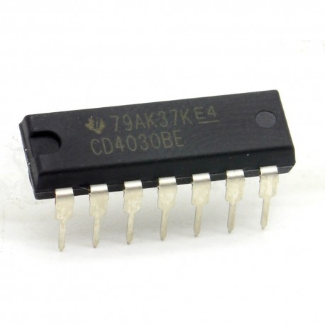 Circuit intégré CD4030BE Quad Exclusive OR Gate DIP-14 Texas