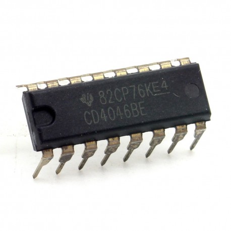 Circuit intégré CD4046BE Phase Locked Loop DIP-16 Texas