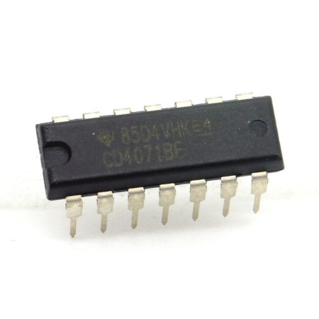 Circuit intégré CD4071BE CMOS Or Gate DIP-14 Texas 213ic087