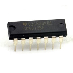 Circuit intégré CD4012BE CMOS Nand Gates DIP-14 Texas 213ic091