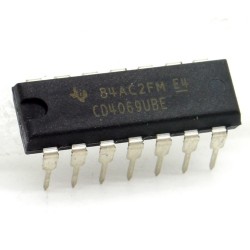 Circuit Intégré CD4069BE CMOS Hex Inverter DIP-14 - 214ic093