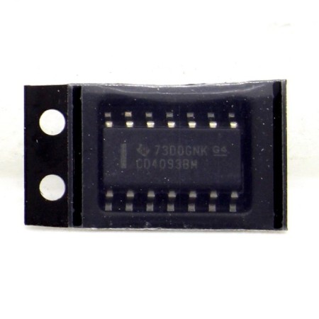 Circuit CD4093BM96 Nand Schmitt Trigger SOIC-14 Texas 214ic098