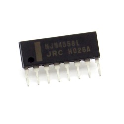 Circuit intégré NJM4558L Dual Op-Amp Sip-8 - JRC - 215ic111