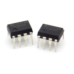 2x Circuit TL62CP Dual Jfet-input Op-Amp DIP-8 - Texas