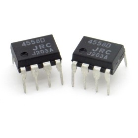 2x Circuit NJM4558 4558 Double Op-Amp DIP-8 - JRC - 216ic120