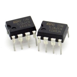 2x Circuit TL062CN Dual Jfet-input Op-Amp DIP-8 - ST 
