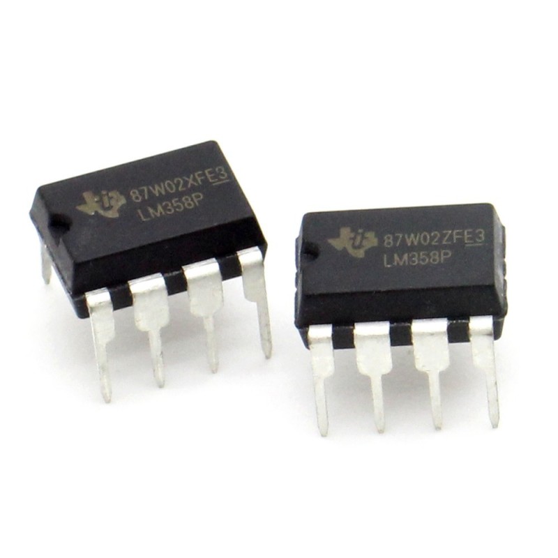 2x Circuit LM358P Lowpower Dual OpAmp DIP8 Texas instruments
