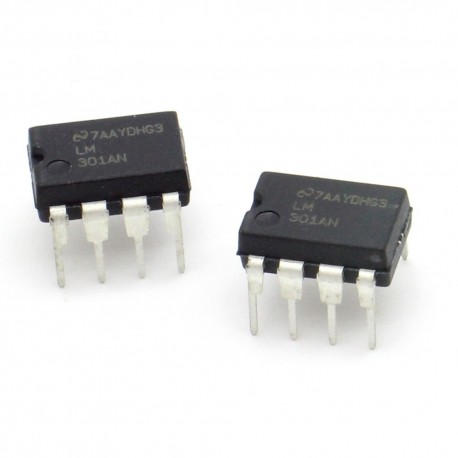 2x Circuit intégré LM301AN OP-Amp - National Semiconducteur