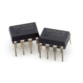 2x Circuit LF353P  J-Fet input Dual Op-Amp DIP-8 - Texas