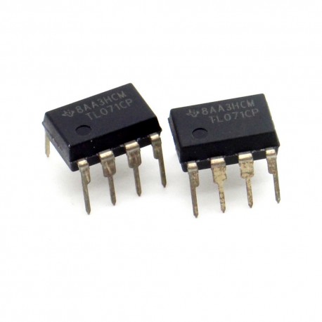 2x Circuit TL071CP J-Fet Op-Amp DIP-8 - Texas instruments