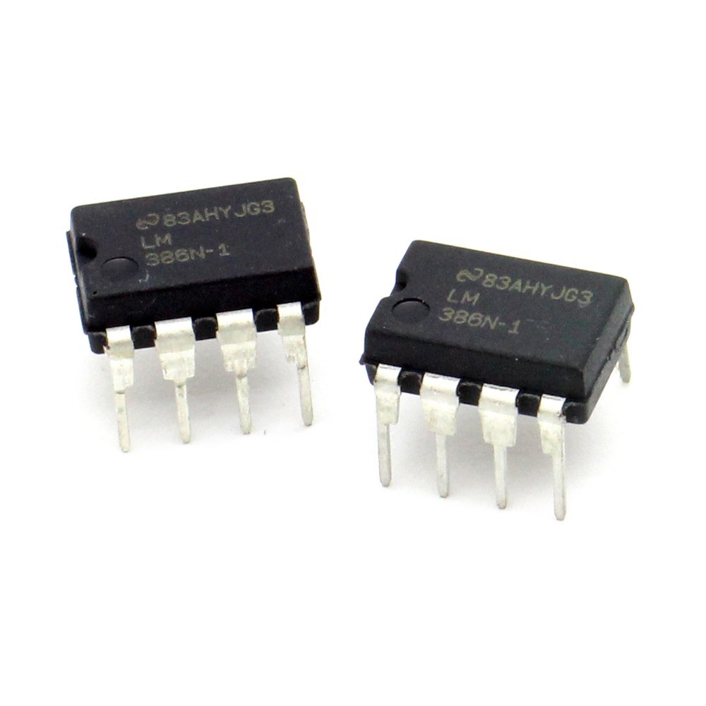 2x lm386n audio amplifier circuit dip-8 217ic144 national