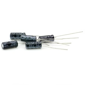5x Condensateur electrolitique 4.7uF 50V 5x11mm - Hyncdz