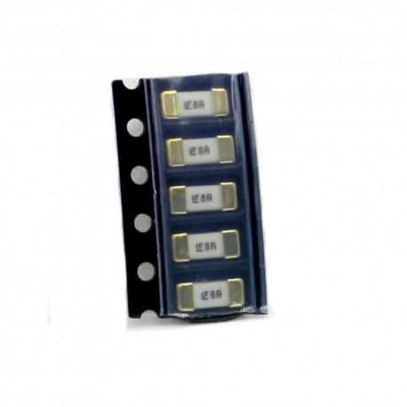 5x Fusible rapide - 8A 125v - 1808 SMD - 6x2.7x2.7mm Littelfuse 